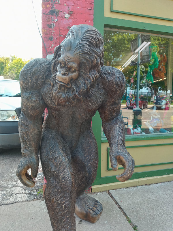 This big guy is in front of a Sault Ste. Marie store